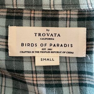 Trovata flannel button down shirt